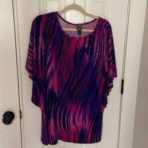 Clara Sun Woo Flowy sleeve top Polyester/Spandex